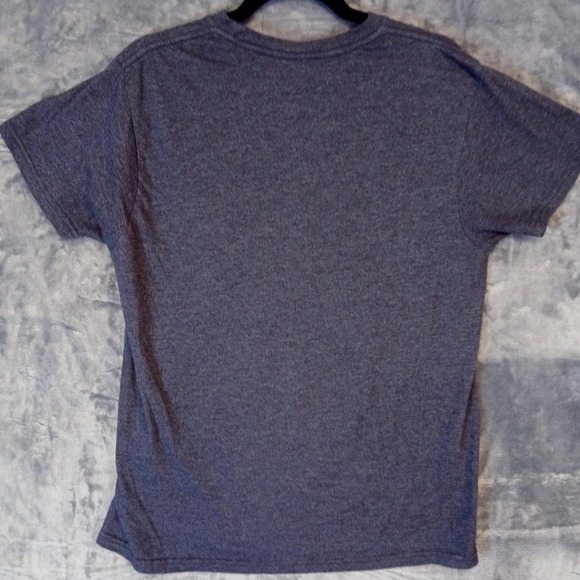 Nirvana Shirt Mens Large Gray Smiley Face Graphic Tie Dye Grunge Rock Band Tee - Picture 6 of 6